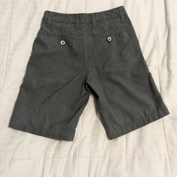 𝅺o'neill gray shorts with subtle plaid size 23 - Picture 2 of 5